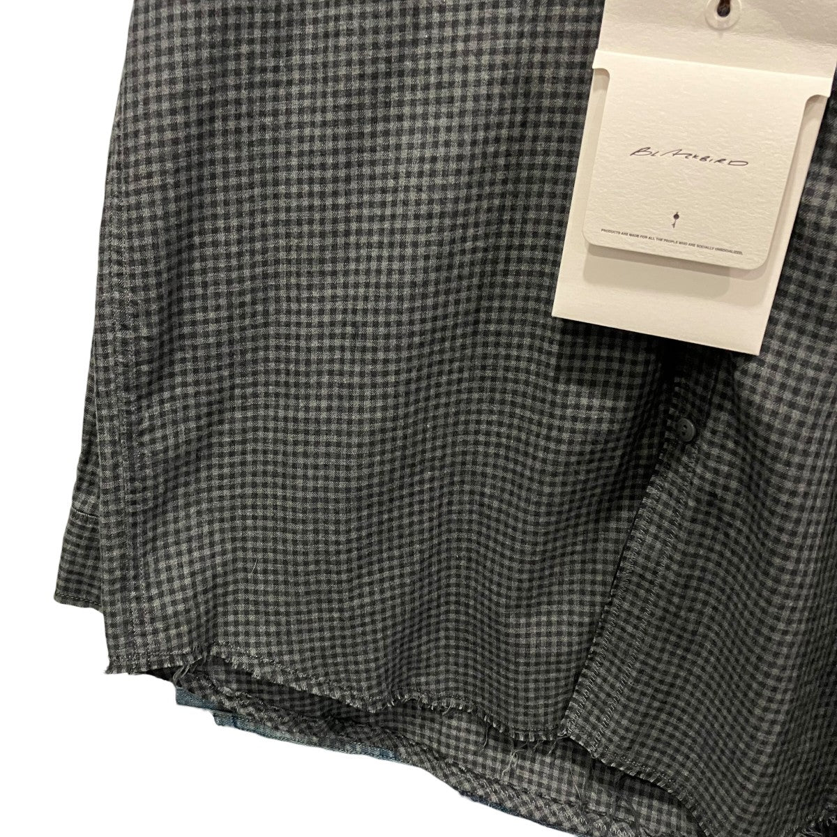 cut off collar shirtカットオフカラーシャツB-006-S01B