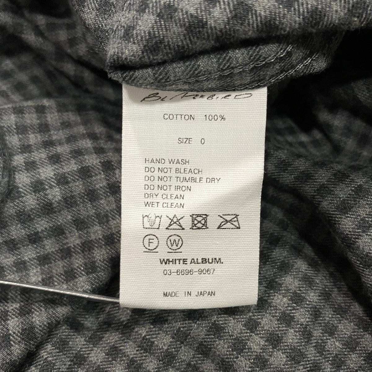 cut off collar shirtカットオフカラーシャツB-006-S01B