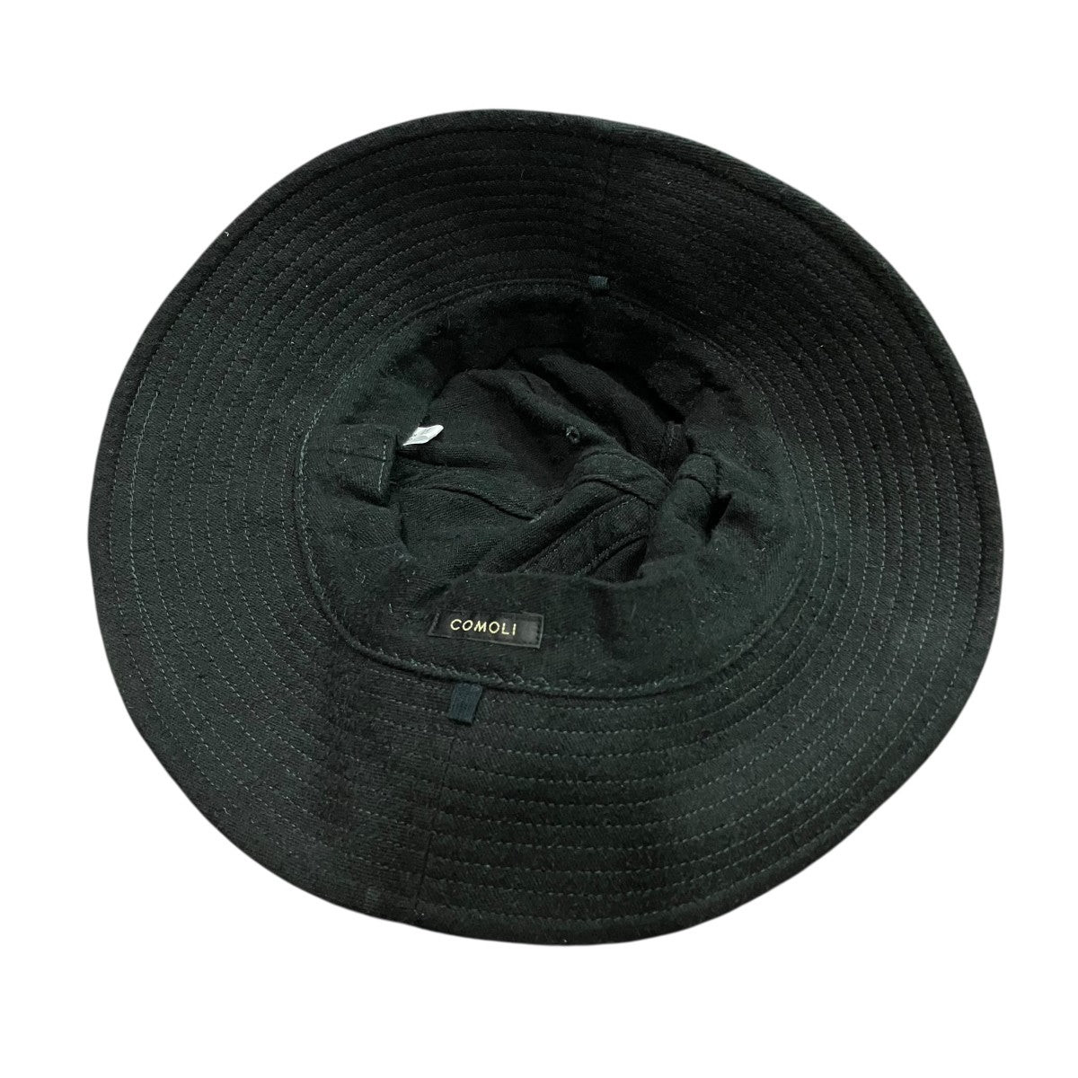 COMOLI 23SS シルクネップハット COMOLI(コモリ) 23SSシルクネップハットX01-07001 X01-07001 ブラック