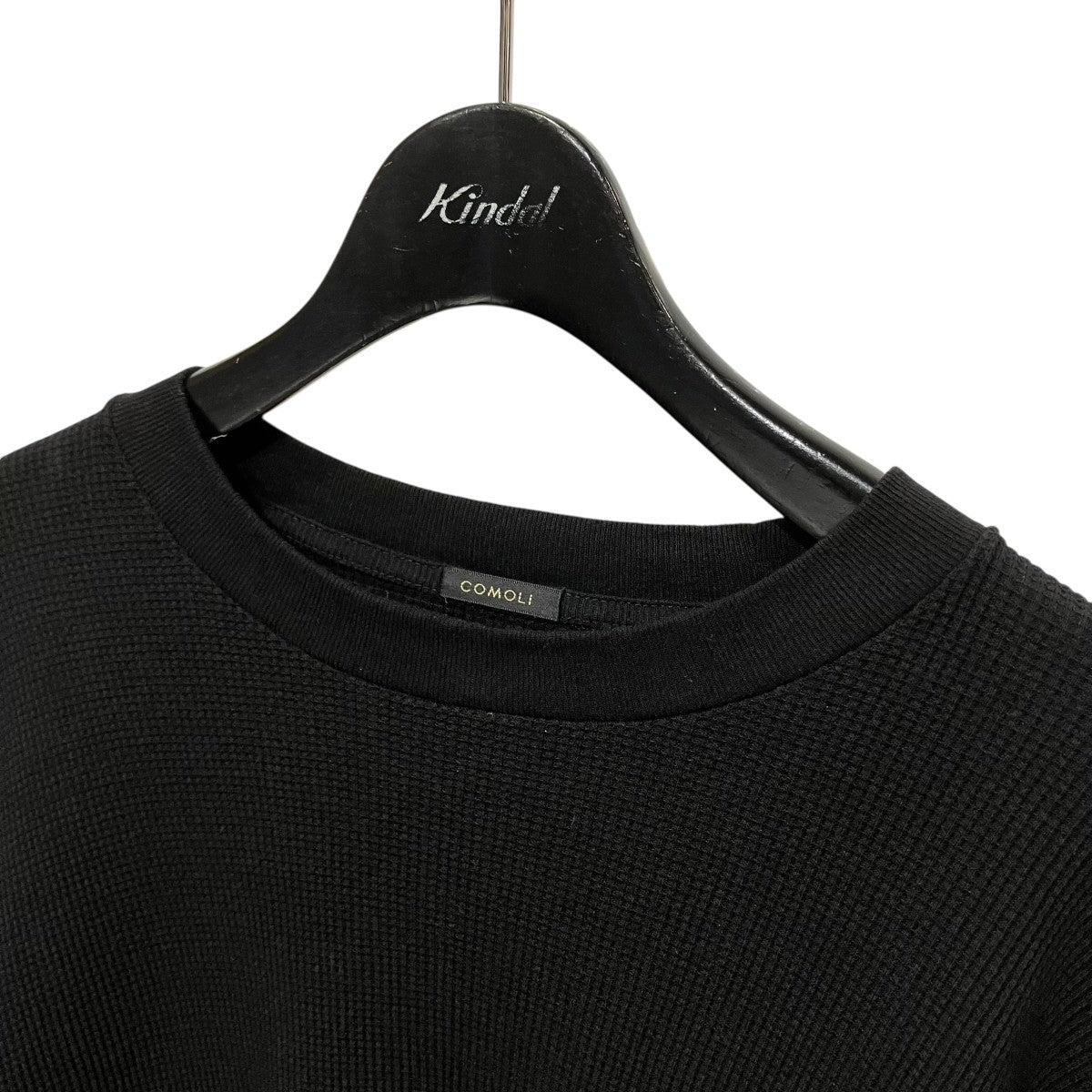 COMOLI(コモリ) 26SSコットンワッフル 長袖TシャツD01-05041 D01-05041