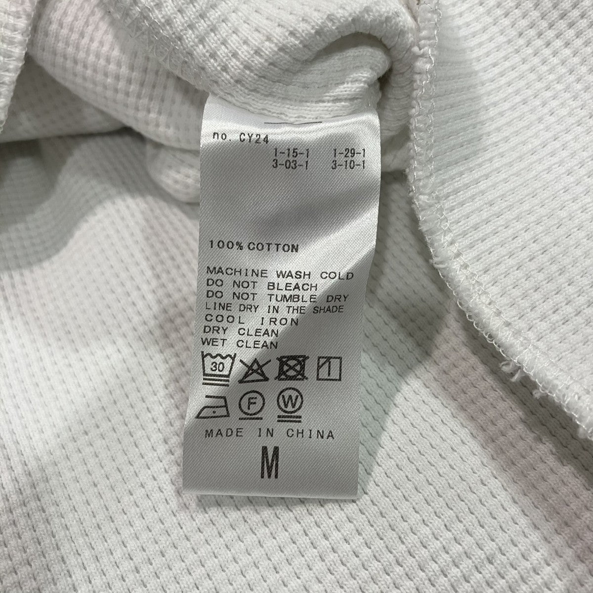 WISM 26SSWISM ORIGINAL PRODUCT Waffle Crewサーマルカットソー26070596200010 古着・中古-6枚目のアイテム画像