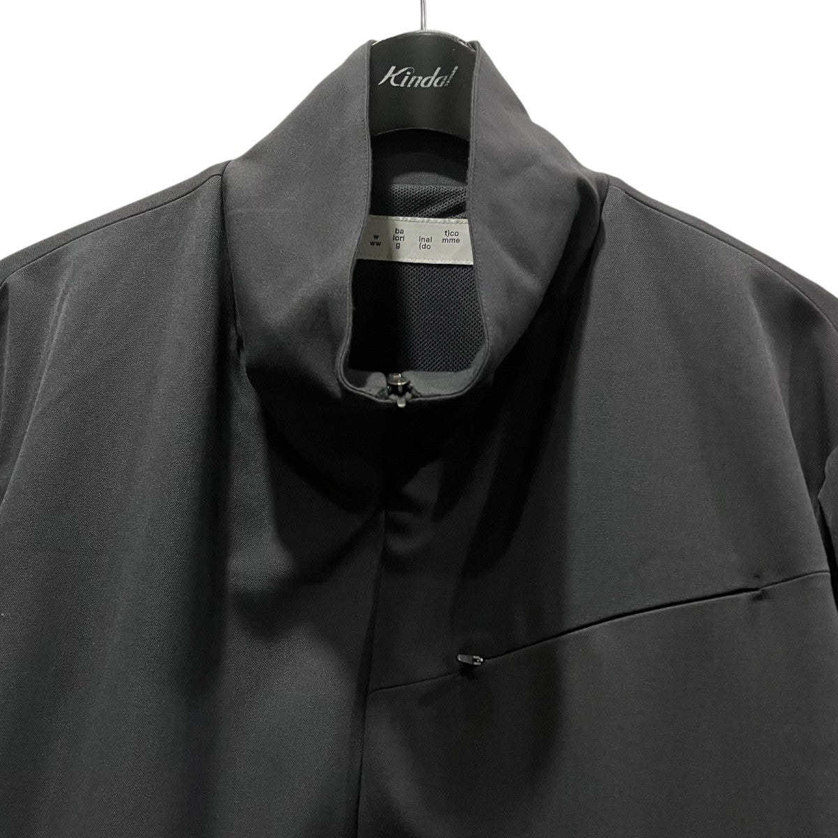 BAL×ii iiiiiiii 26SSTECHNICAL WOOL PULLOVER ASPHALTハーフジッププルオーバーBAL-2181 古着・中古-3枚目のアイテム画像
