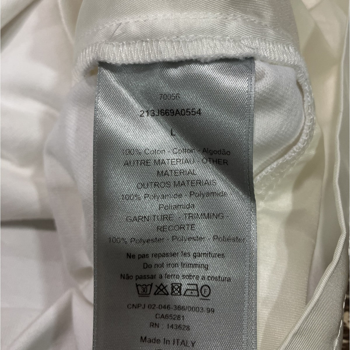 Dior×sacai ドッキングポケットTシャツ213J669A0554 213J669A0554