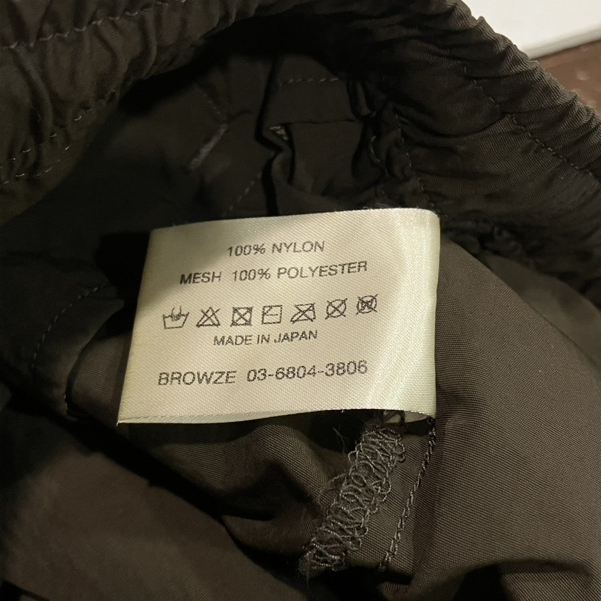 ENNOY(エンノイ) ナイロンショーツSS22BRENPT02LV SS22BRENPT02LV