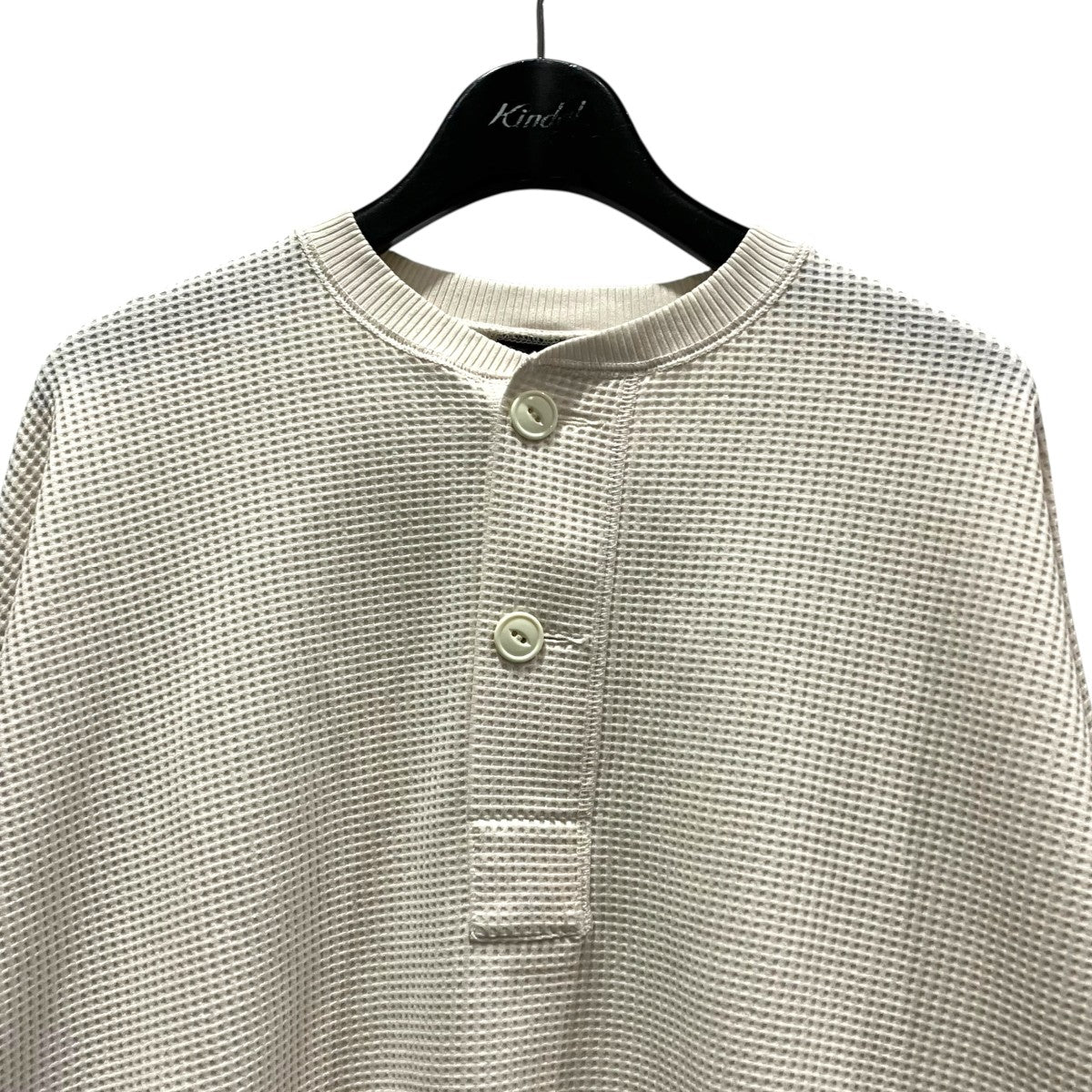 TECH THERMAL CREW L SサーマルヘンリーネックカットソーBE-33023