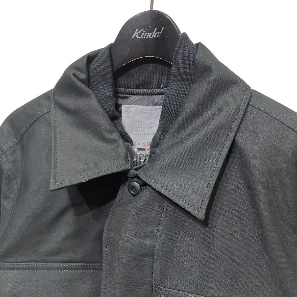 Cotton Back Satin Jacketコットンバックサテンジャケット25-03694M