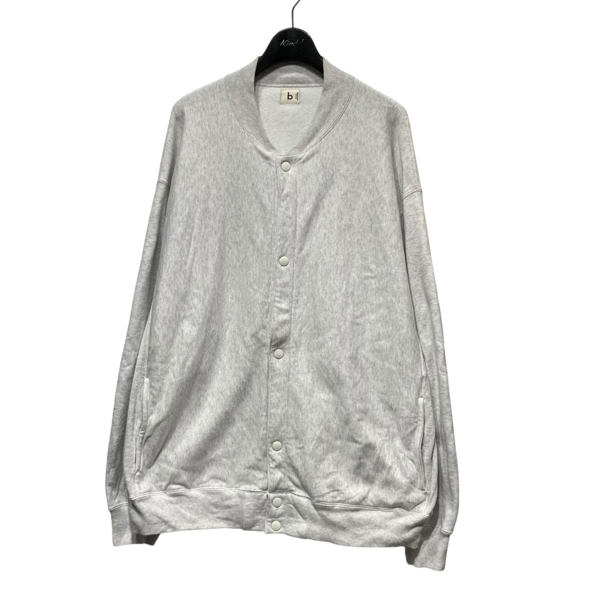 Soft＆Hard Sweat Snap Cardiganスウェットブルゾン