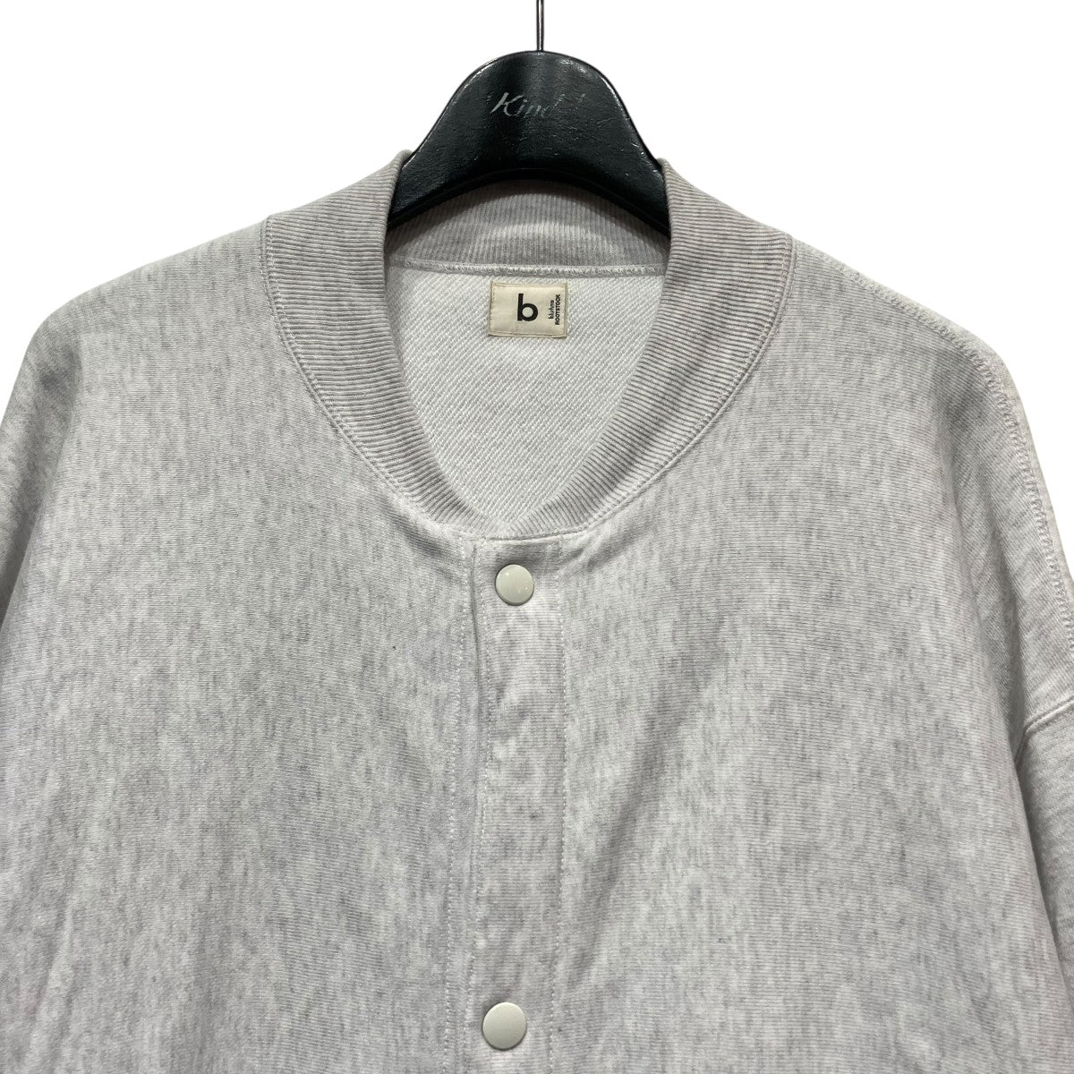 Soft＆Hard Sweat Snap Cardiganスウェットブルゾン