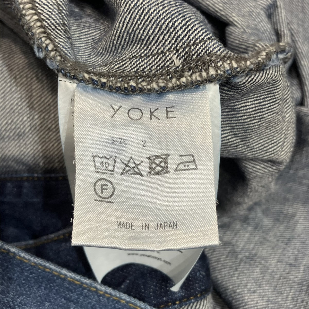 23SSBleach Out Denim JacketデニムジャケットYK23SS0467B