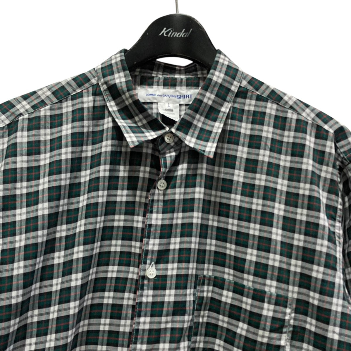 COMME des GARCONS SHIRT 25AWチェックシャツFP-B070 古着・中古-3枚目のアイテム画像