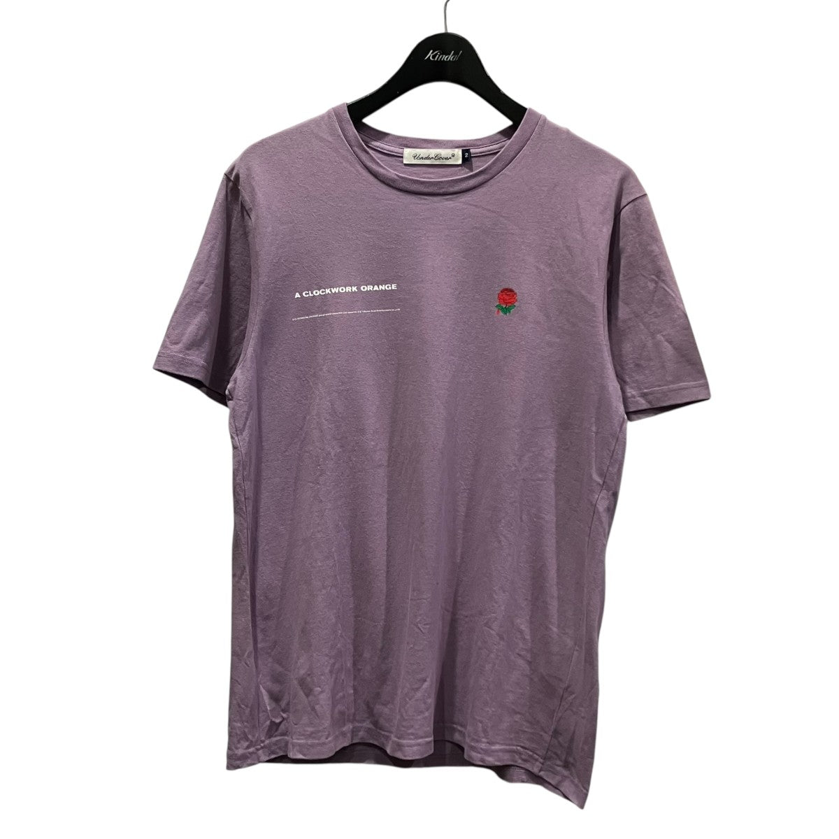 UNDERCOVER 時計仕掛けのオレンジバックプリントTシャツ 古着・中古-1枚目のアイテム画像