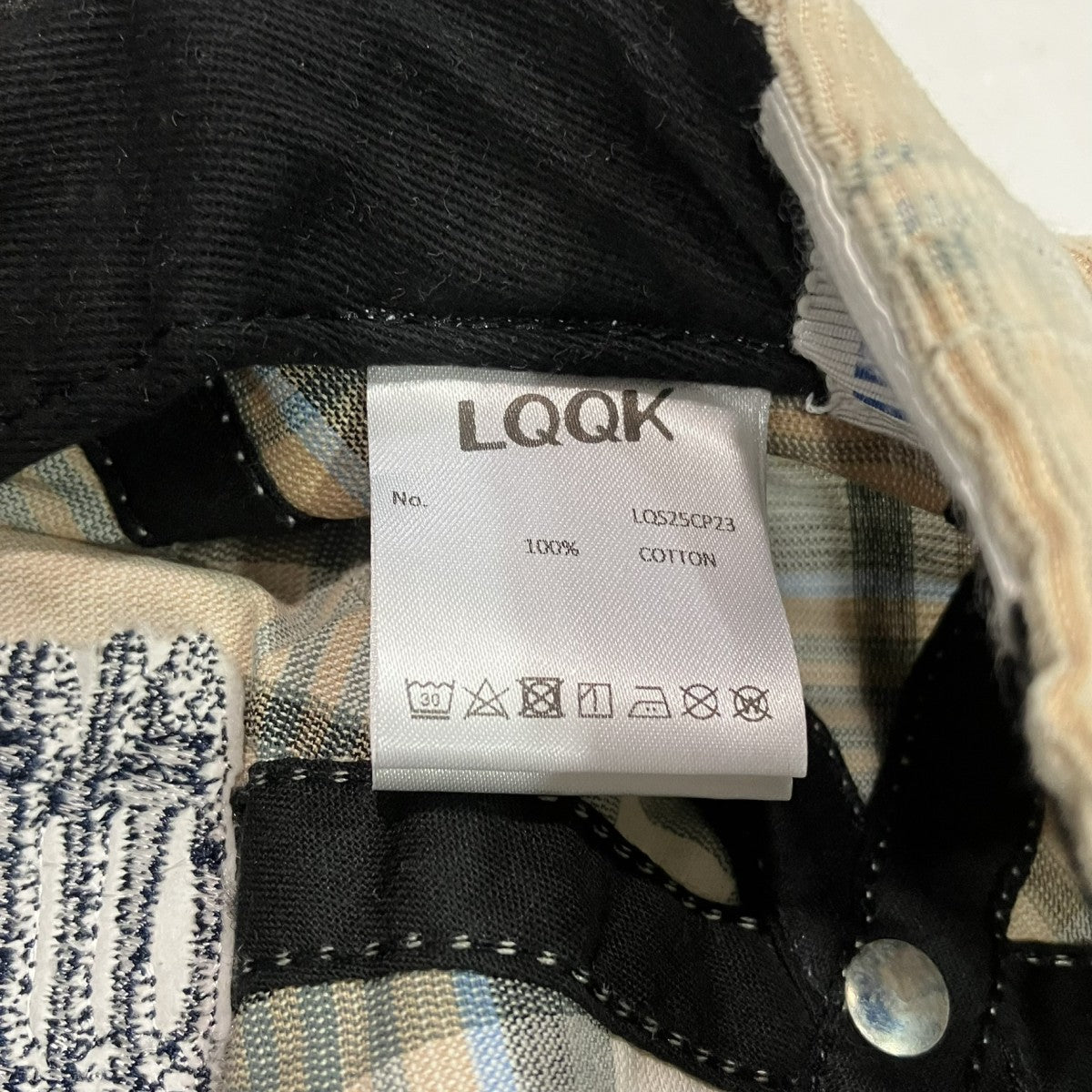 LQQK STUDIO 25SSStone Man Capキャップ 古着・中古-6枚目のアイテム画像