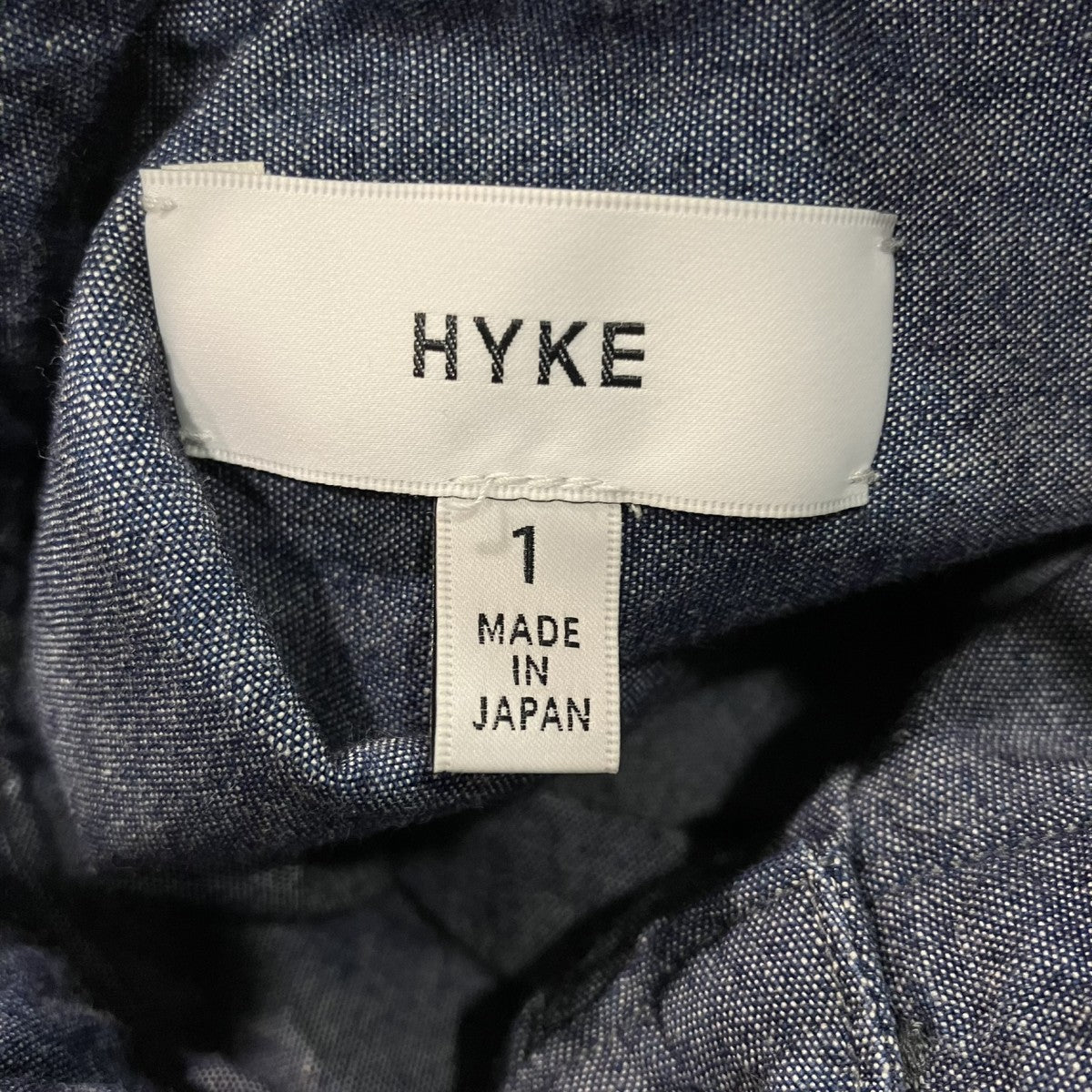 HYKE デニムシャツ201-15106 古着・中古-4枚目のアイテム画像