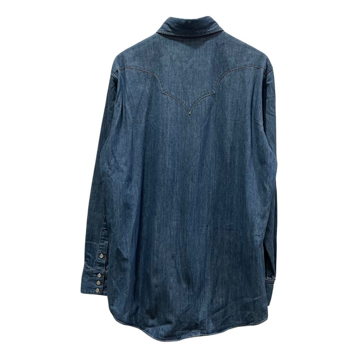 MAATEE＆SONS LIGHTOZ DENIM チグハグWESTERNデニムウエスタンシャツMT3303-0605 古着・中古-2枚目のアイテム画像