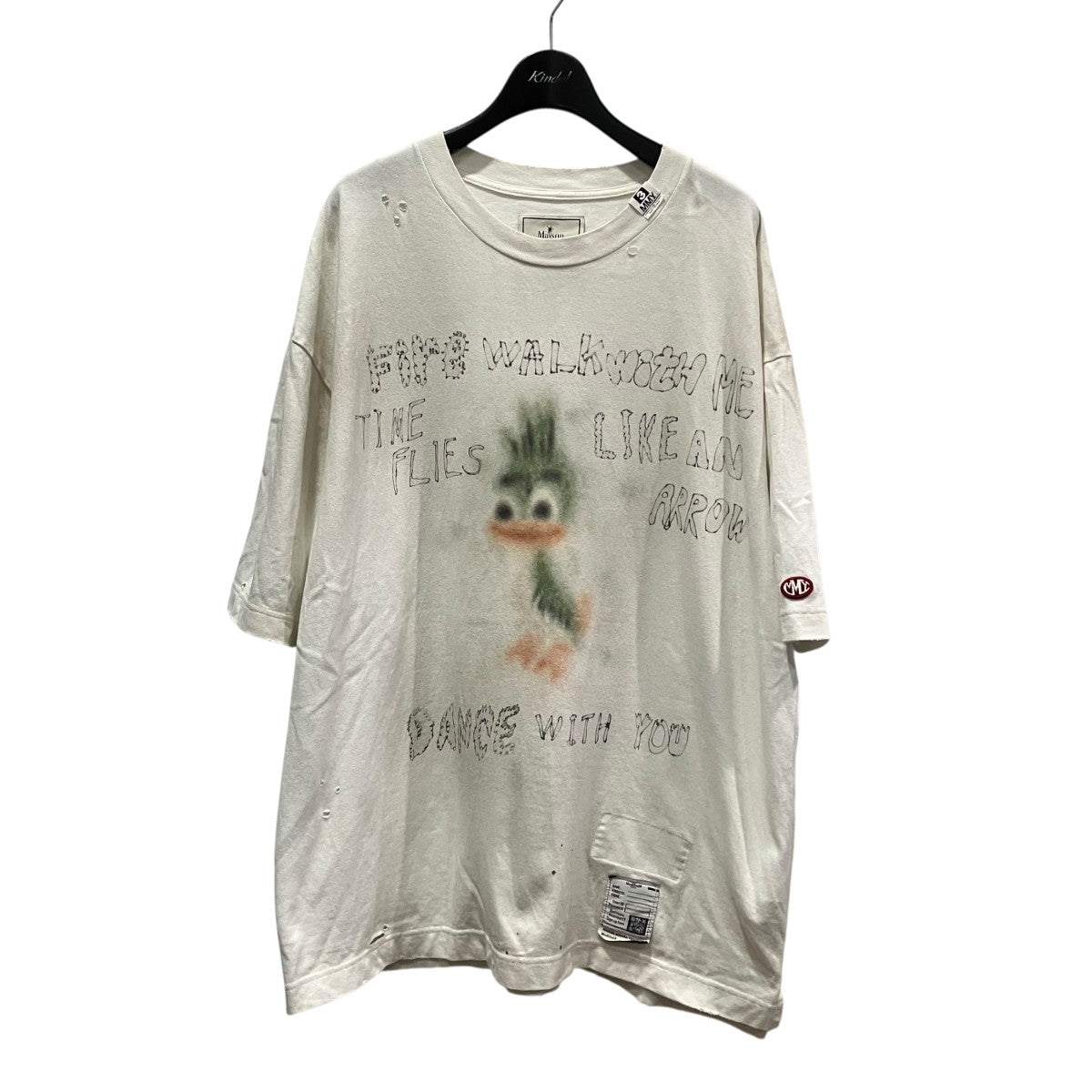 Maison MIHARA YASUHIRO DISTRESSED TEE半袖TシャツJ14TS752 古着・中古-1枚目のアイテム画像