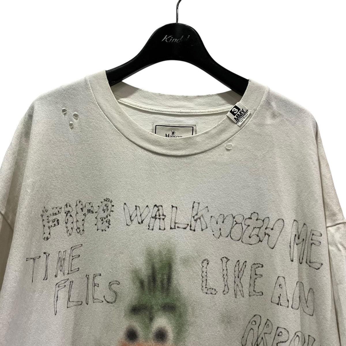 Maison MIHARA YASUHIRO DISTRESSED TEE半袖TシャツJ14TS752 古着・中古-3枚目のアイテム画像