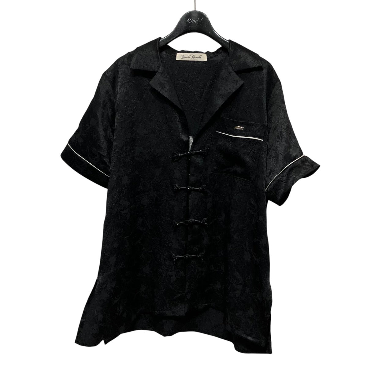 TANAKADAISUKE バック装飾チャイナシャツTD26SS-SH52 古着・中古-2枚目のアイテム画像