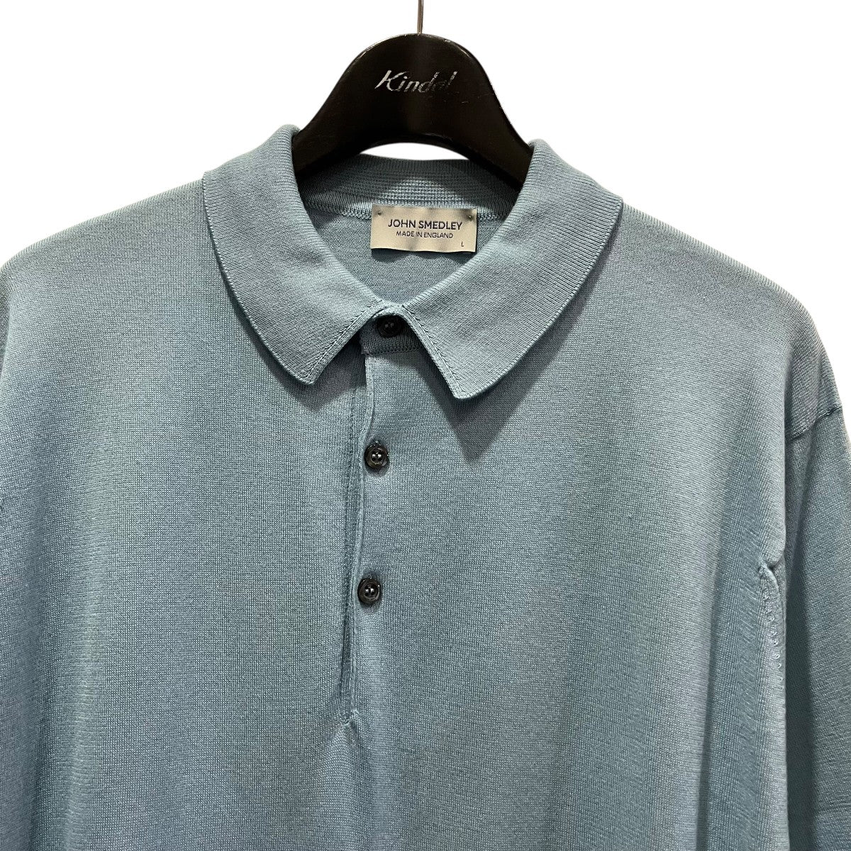 JOHN SMEDLEY 半袖ニットポロシャツ 古着・中古-3枚目のアイテム画像
