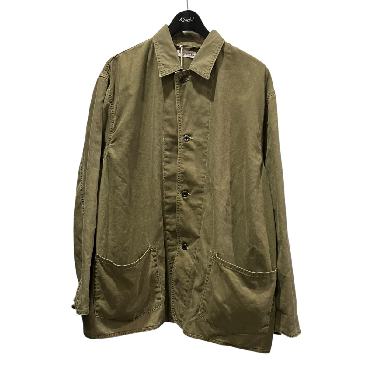 NICENESS H．LEEROYヘリンボーンカバーオールNN-1901B17 古着・中古-1枚目のアイテム画像