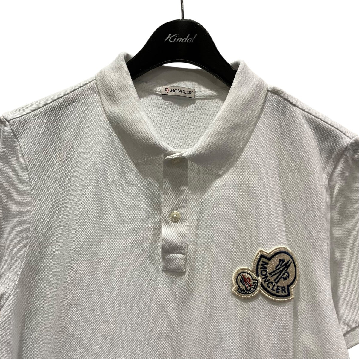 MONCLER ダブルワッペン半袖ポロシャツD10918304200 古着・中古-3枚目のアイテム画像