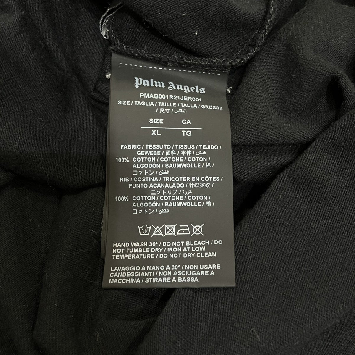Palm Angels CLASSIC LOGO OVER TEE L S長袖TシャツPMAB001R21JER001 古着・中古-4枚目のアイテム画像