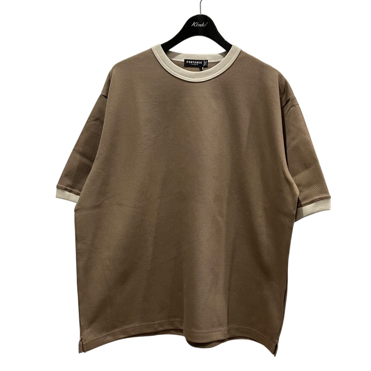 PORTANCE C MESH RINGER TEEメッシュTシャツPC01C010-CS03 古着・中古-1枚目のアイテム画像