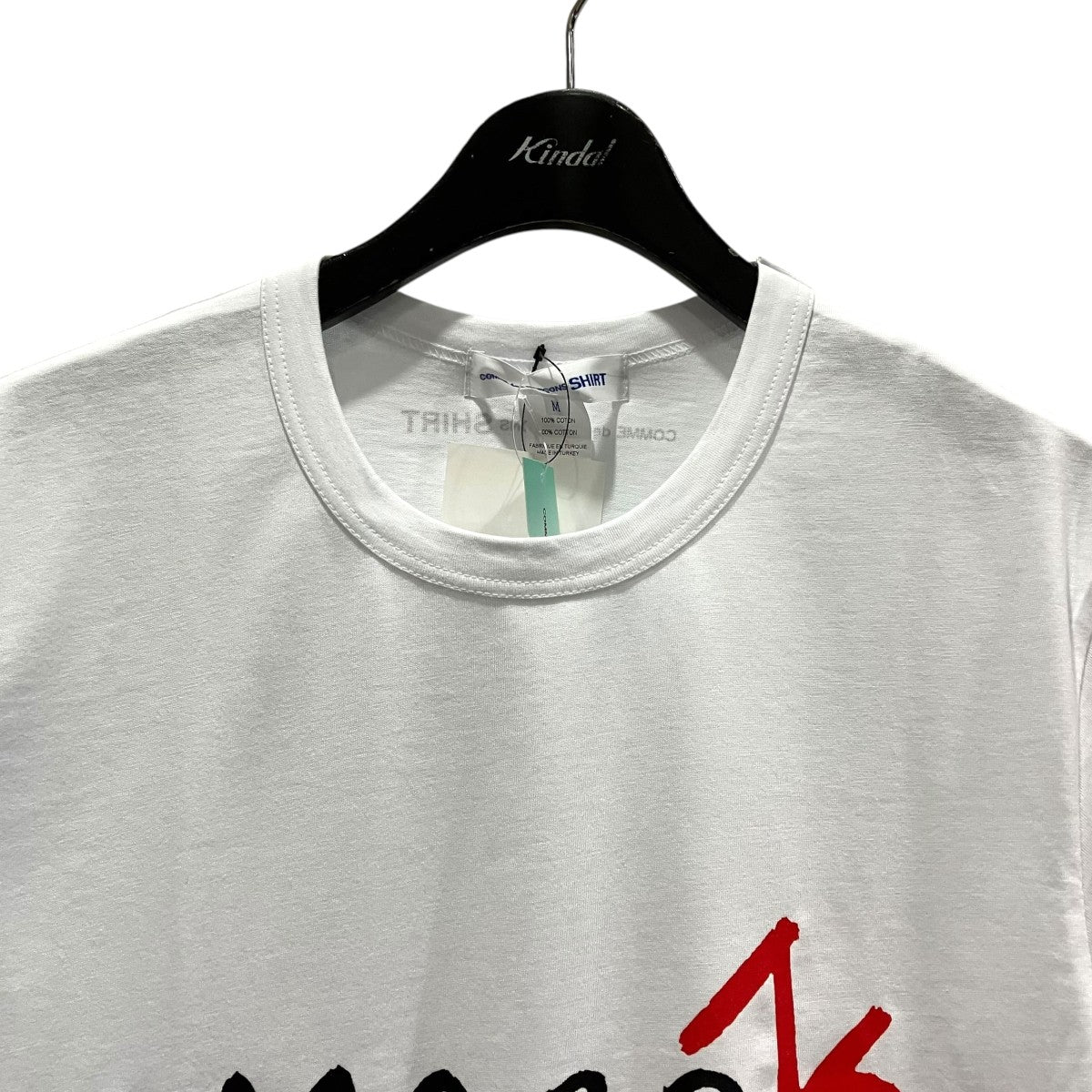 COMME des GARCONS SHIRT プリントTシャツFQ-T032-S26-1 古着・中古-3枚目のアイテム画像
