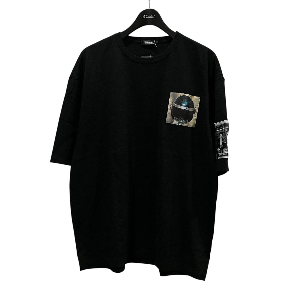 ジャガードパッチTシャツUC2E4813-2