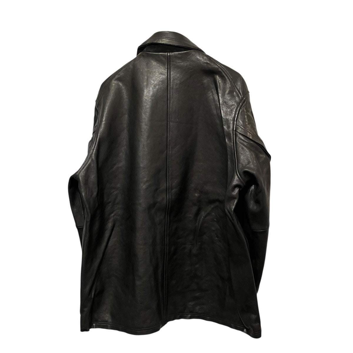 Cut-Off Leather Car CoatレザーカーコートYK22AW0401C