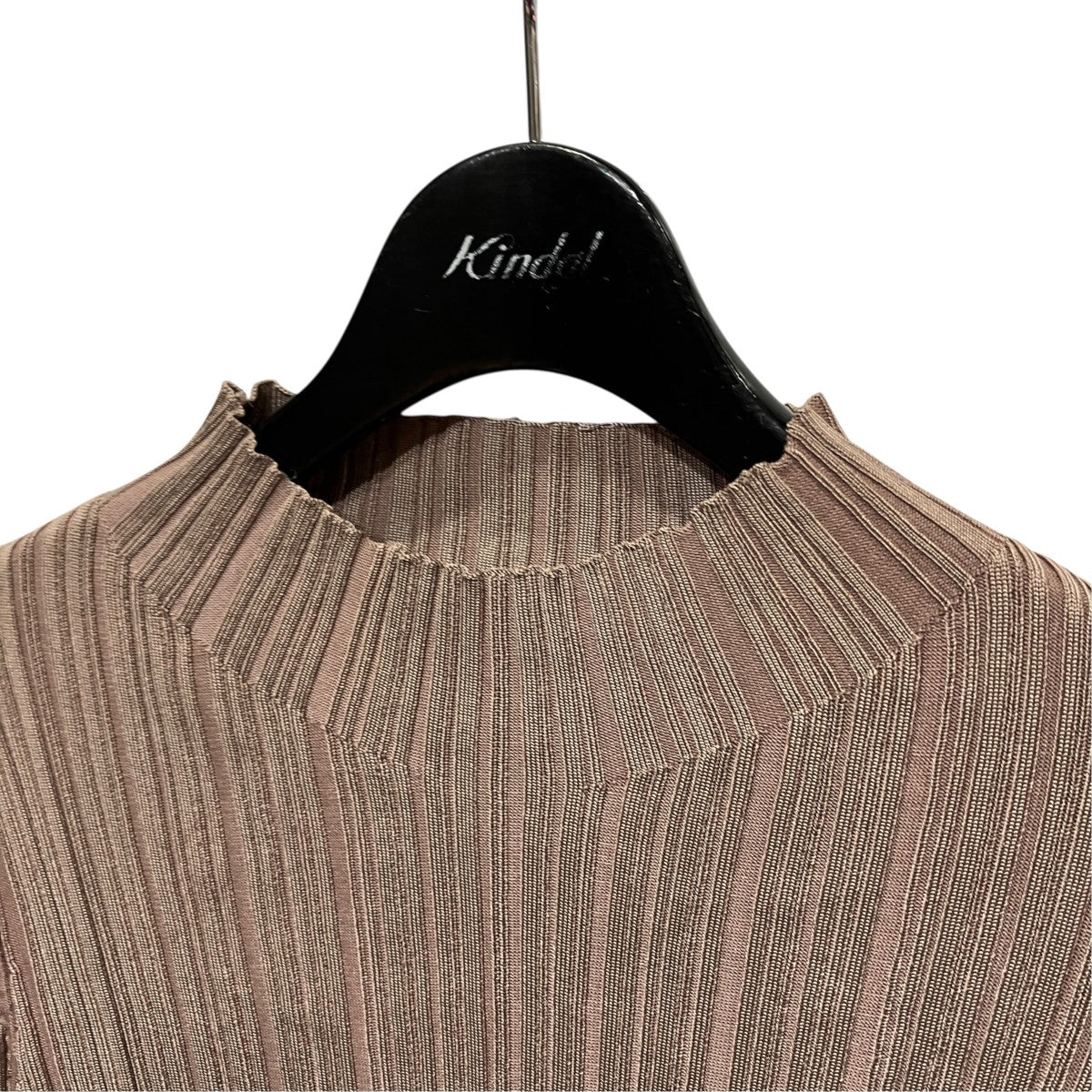 モックネックリブニットFN-WN-KNIT000335