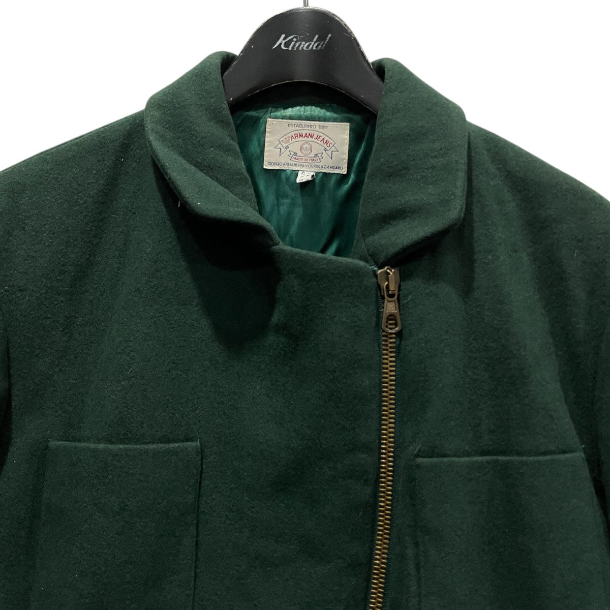 ARMANI JEANS ジップコート 古着・中古-3枚目のアイテム画像