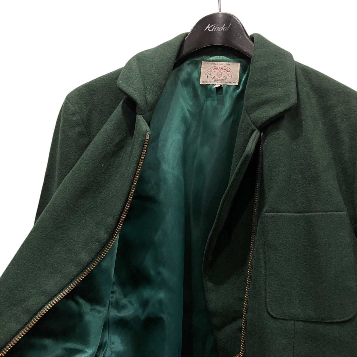 ARMANI JEANS ジップコート 古着・中古-4枚目のアイテム画像