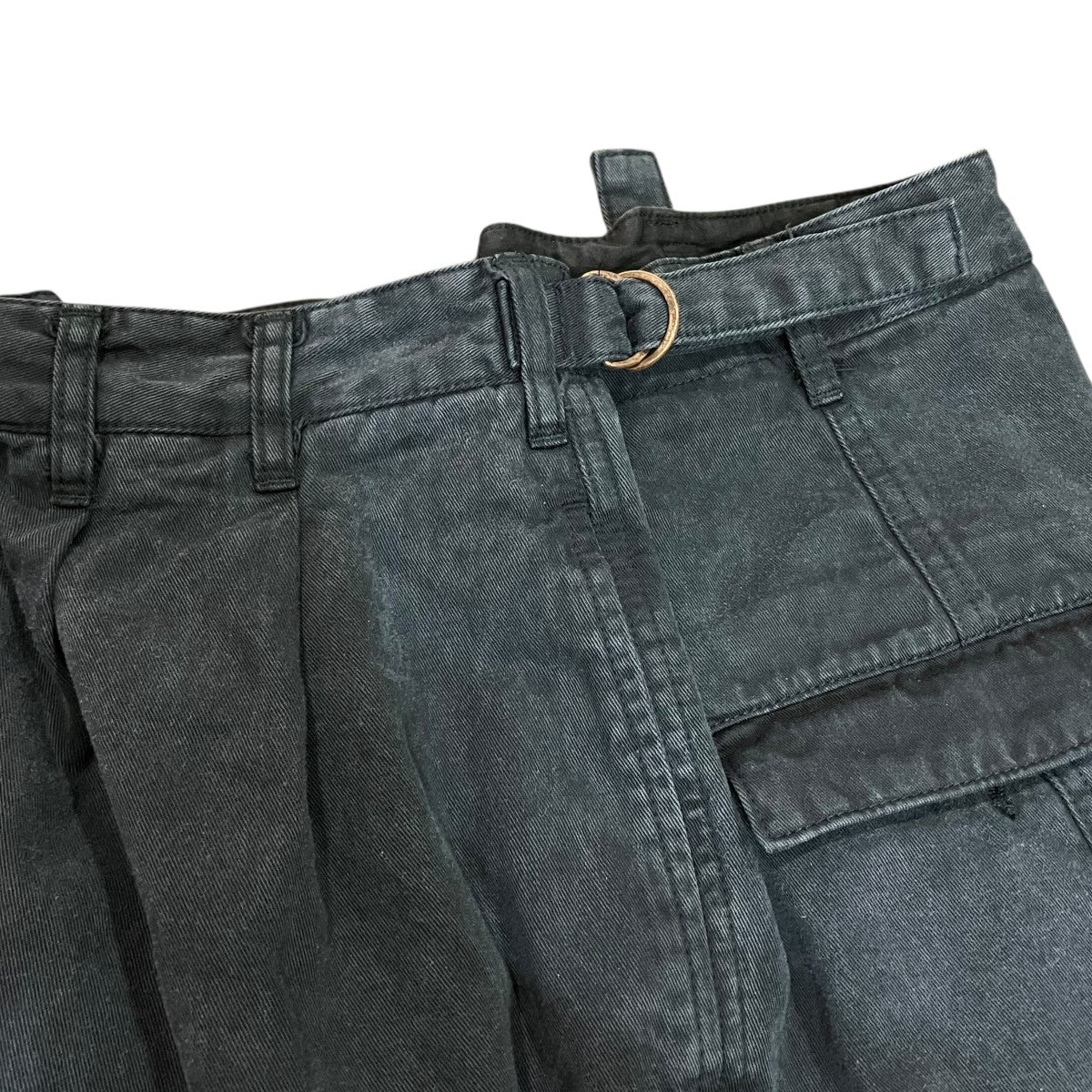 26SSCOTTON LYOCELL WIDE TROUSERSワイドパンツVI-3957-04