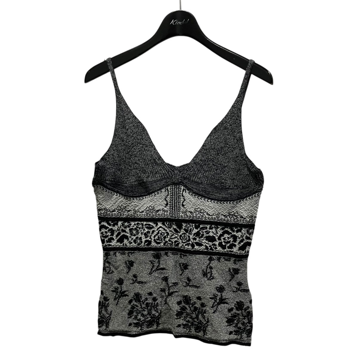新品未使用品　mamekurogouchi ニットキャミソール　2026SS mame kurogouchi(マメクロゴウチ) 26SSFloral Jacquard Knit Camisole