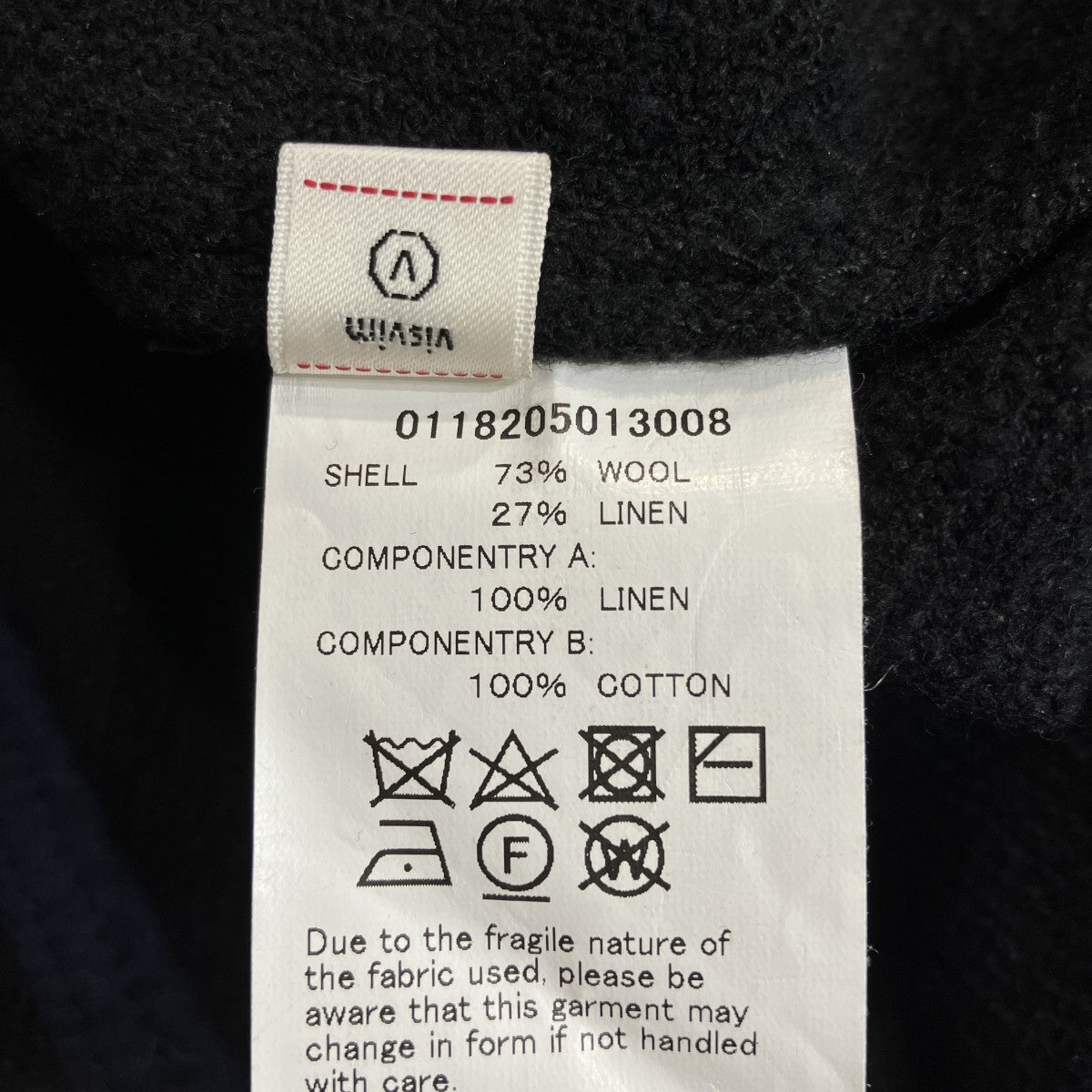 VISVIM SANJURO COATウールリネンツイードコート0118205013008 古着・中古-4枚目のアイテム画像