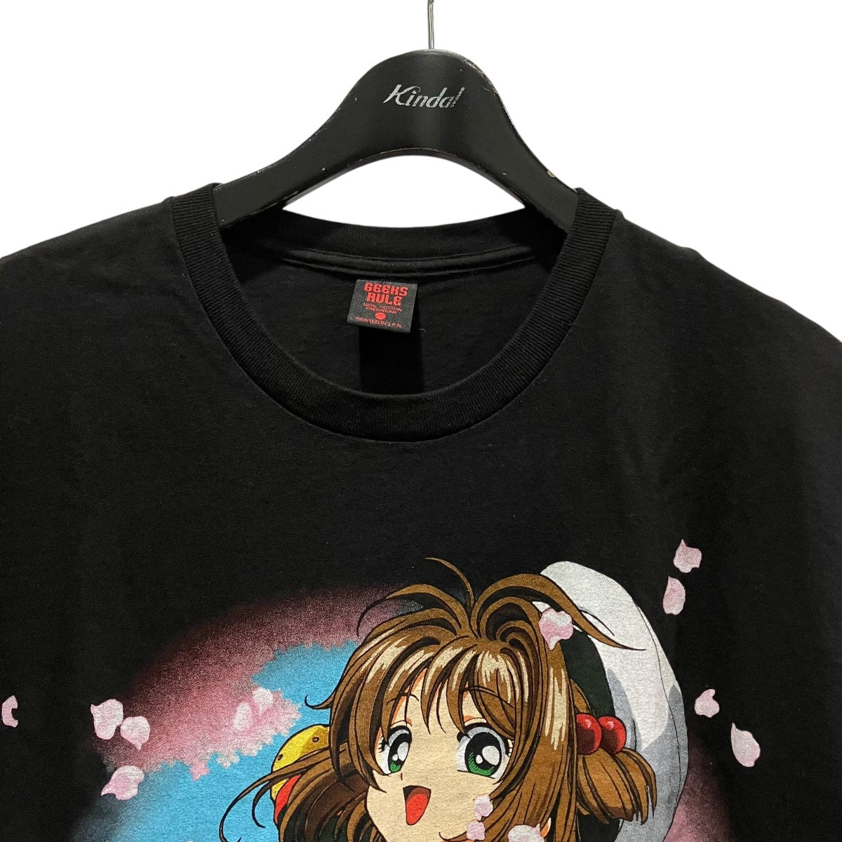 15 SILKSCREEN PRINTING T SHIRTカードキャプターさくらプリントTシャツ