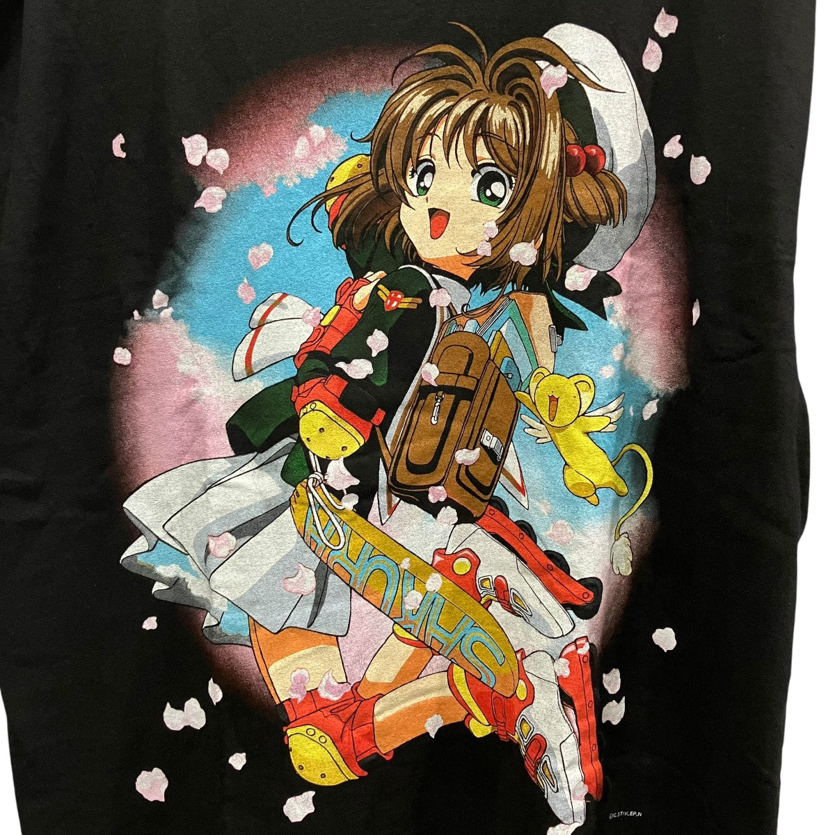 15 SILKSCREEN PRINTING T SHIRTカードキャプターさくらプリントTシャツ