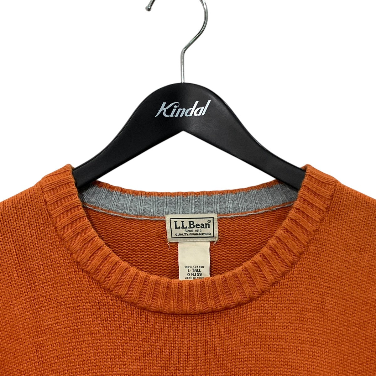 L．L．Bean(エルエルビーン) プルオーバーニット オレンジ サイズ L
