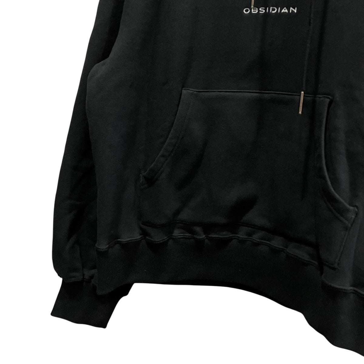 STRETCH URAKE HOODIEロゴ刺しゅうプルオーバーパーカーODW23AT005