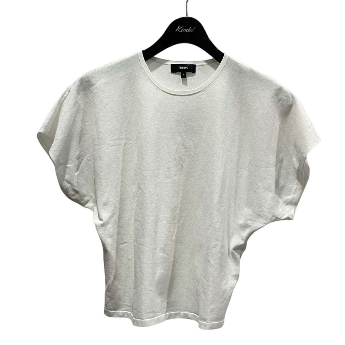 新品✨Theory 25ss WOOSTER CREPE KNIT 半袖ニット theory(セオリー) 25SSwooster crepe knit bat wing top半袖ニット01