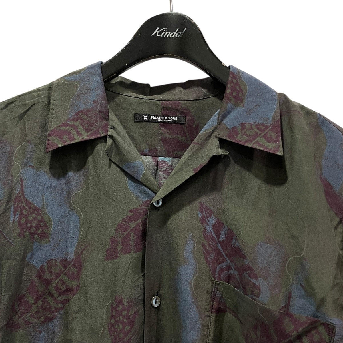 Short Sleeve OP SH Leaf PrintアロハシャツMTTW6103-0612