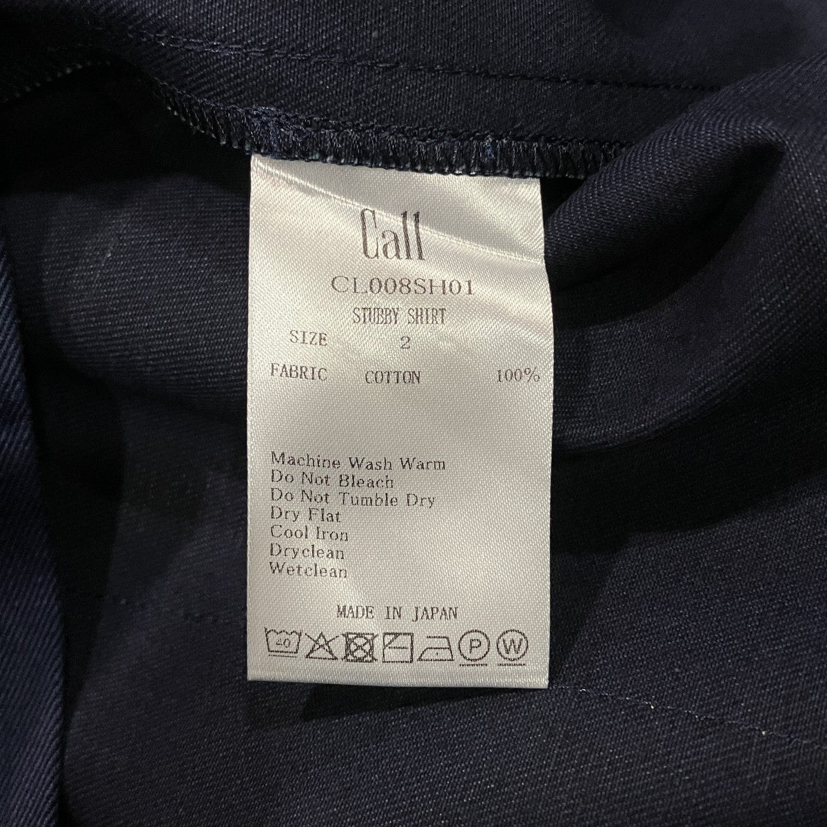 STUBBY SHIRT長袖シャツCL008SH01