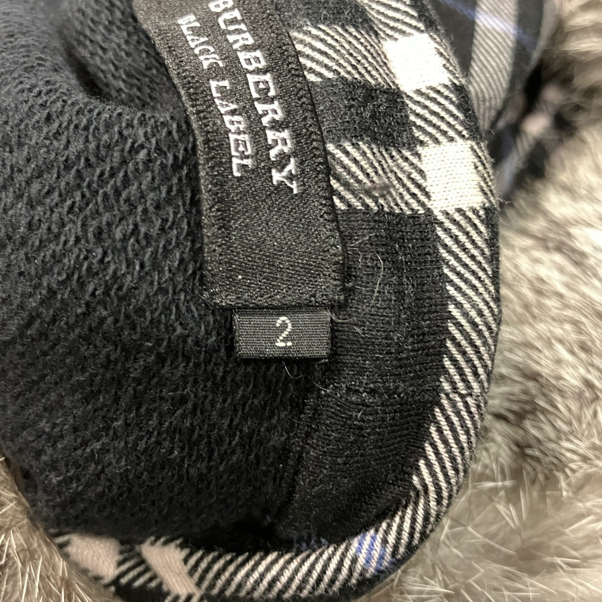 BURBERRY BLACK LABEL(バーバリーブラックレーベル) ファージップ