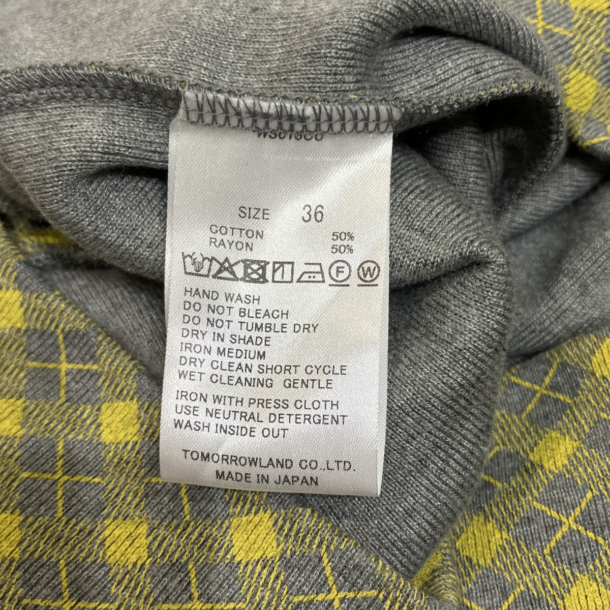 Edition 26SSコットンモダール フライス プリントポロポロシャツ34-03-61-03016 古着・中古-5枚目のアイテム画像