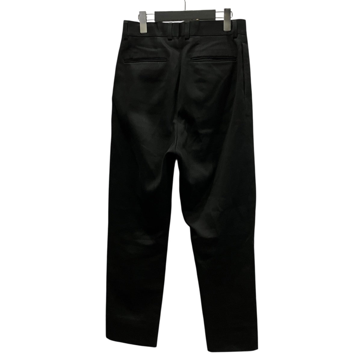 COTTON PIQUE TAPEREDツータックスラックス