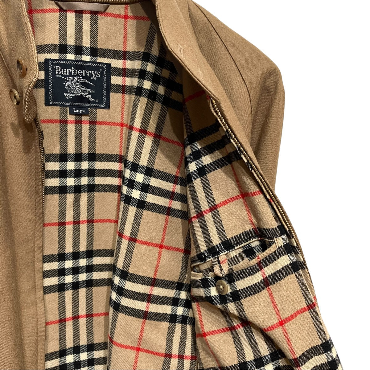 Burberry’s ボンバージャケットBBP55-109-43 古着・中古-4枚目のアイテム画像