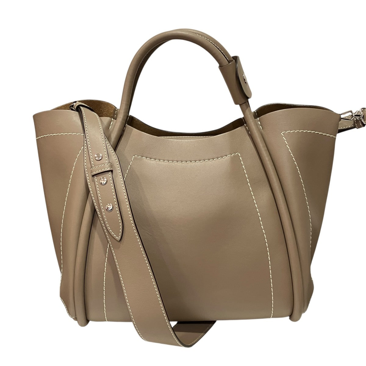 Marine Smooth Leather Bagショルダーバッグ