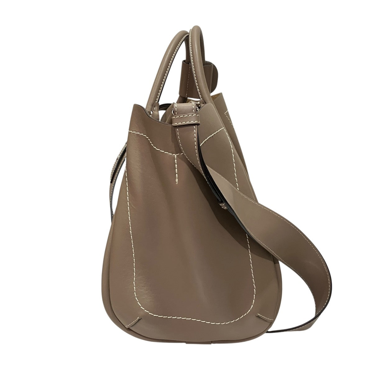 Marine Smooth Leather Bagショルダーバッグ