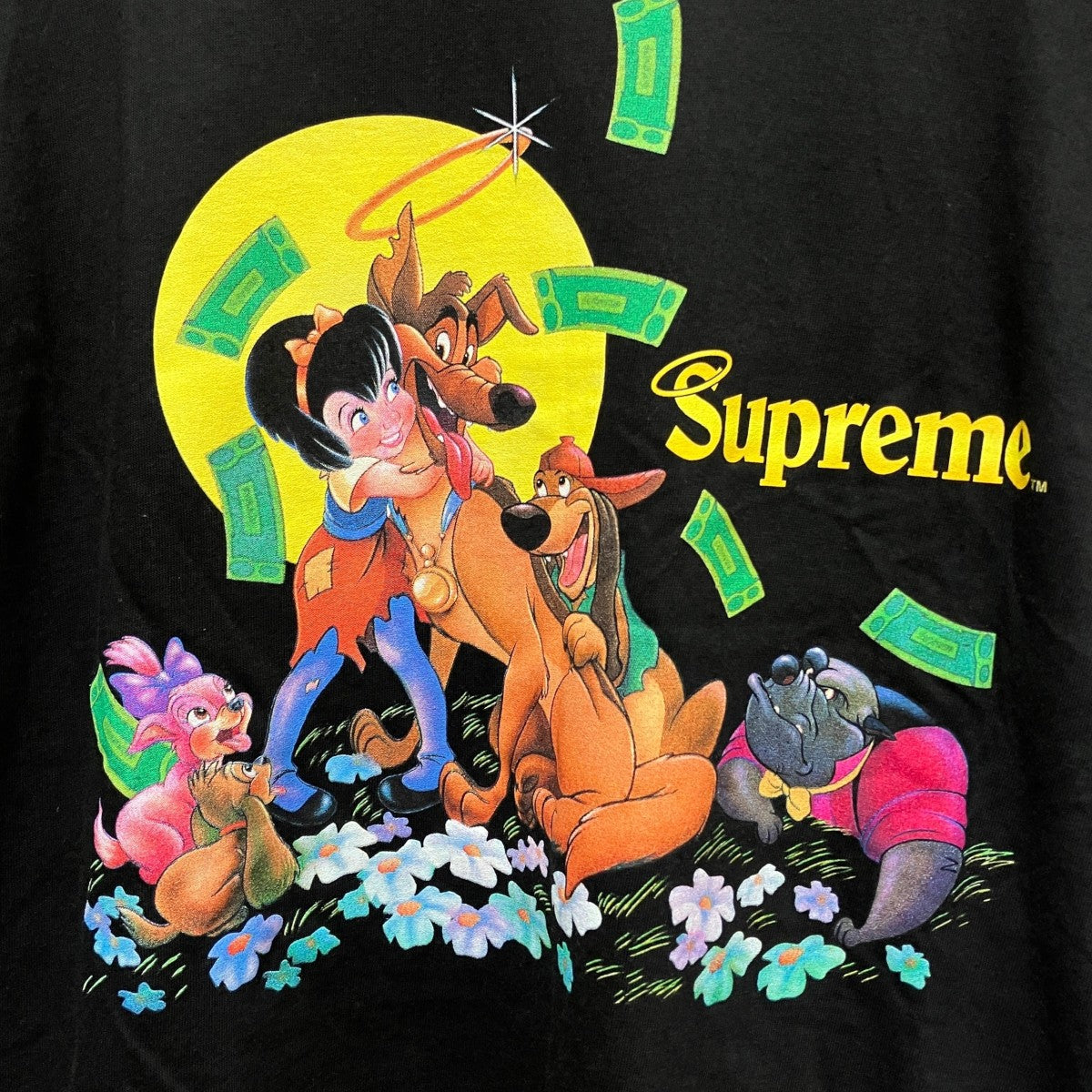 25AWAll Dogs Go To Heaven TeeプリントTシャツ