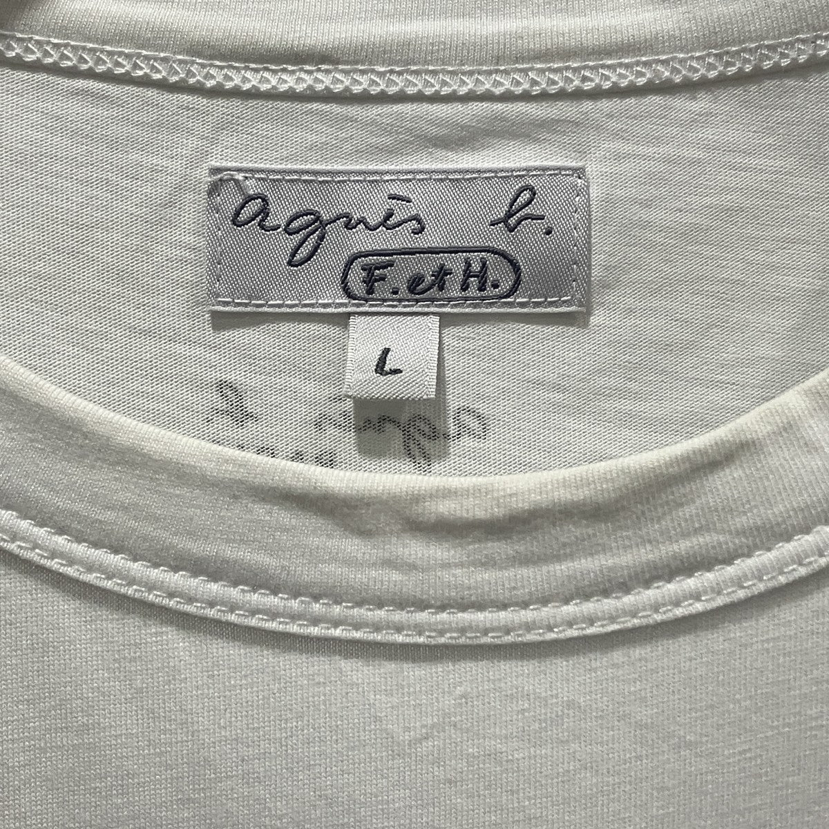 F．et H．プリントTシャツ